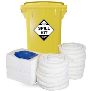 Spilltek 360lite oil & fuel spill kit in wheeled bin