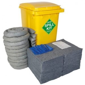 Evo Eco friendly universal Spill Kits - 240Litre Wheeled Bin