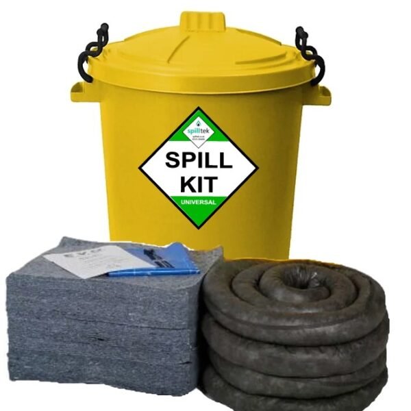 spilltek 90litre evo recycled universal spill kit in drum