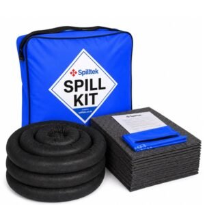 spilltek 50 litre adblue spill kit in blue shoulder bag