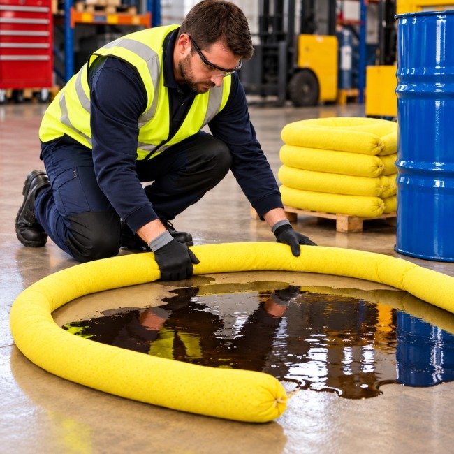Astra Spilltex Tekpad chemical Absorbent Socks 1.2meter