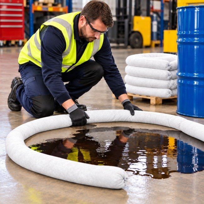 Astra Spilltex Tekpad Oil & Fuel Absorbent Socks 1.2metre