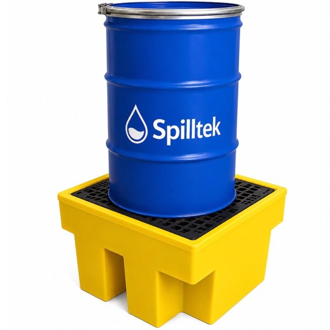 Spilltek Hazstor Romold BP1 1 drum spill pallet yellow