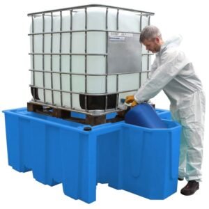 romold bb1b ibc spill pallet blue