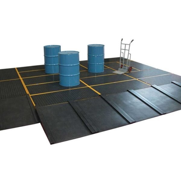 Hazstor polyethtylene bunded workfloor