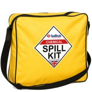 Spilltek 50lite chemical spill kit in polyethylene shoulder bag complete kit