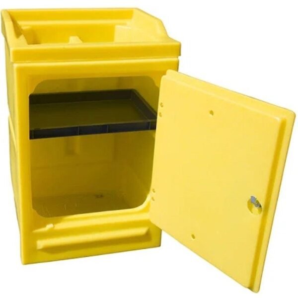 Hazstor PCC6D Polyethylene Coshh Cabinet (with door) - Image 3