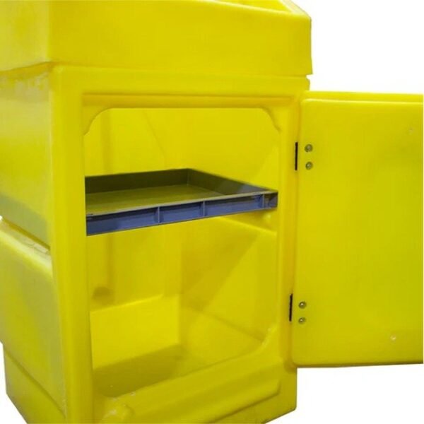 Hazstor PCC7D Polyethylene Coshh Cabinet | With Roll Dispenser - Image 4
