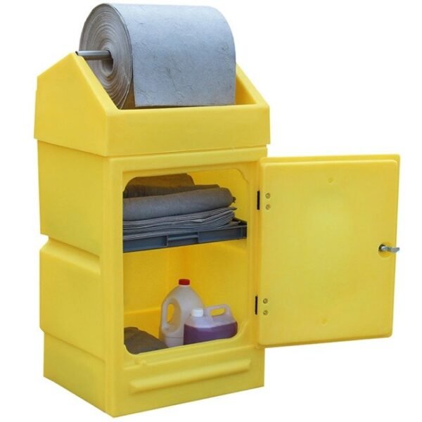 Hazstor PCC7D Polyethylene Coshh Cabinet | With Roll Dispenser