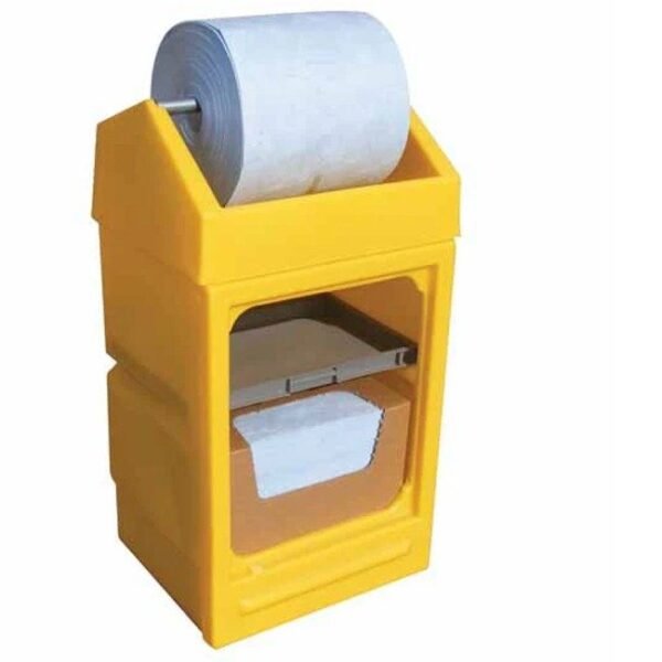 Hazstor PCC7 Polyethylene Coshh Cabinet | With Roll Dispenser - Image 3