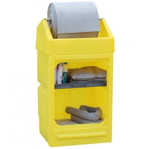 Hazstor PCC7 Polyethylene Coshh Cabinet | With Roll Dispenser