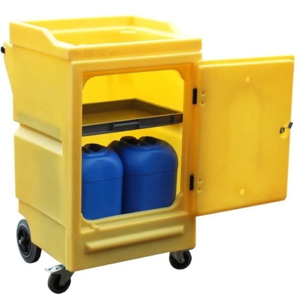 Hazstor PCC8 Mobile Polyethylene Coshh Cabinet - Image 3