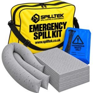 spilltek 50ltr general purpose spill kit in shoulder bag
