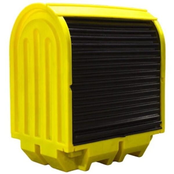 Hazstor BP2HC | 2 Drum Hard Covered Spill Pallet - Image 2