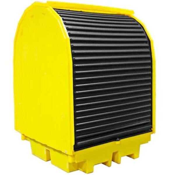 Hazstor BP4HC | 4 Drum Hard Covered Spill Pallet - Image 2