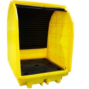 Hazstor BP4HC | 4 Drum Hard Covered Spill Pallet