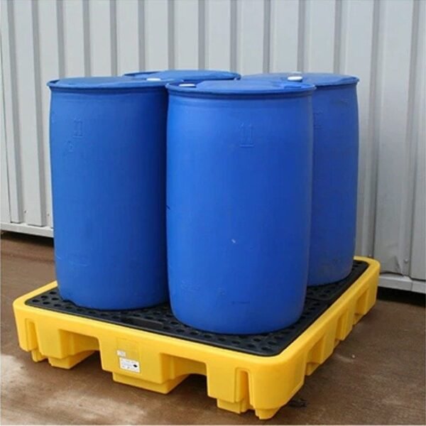 Hazstor 4 Drum Spill Pallet | Low Profile - Image 2