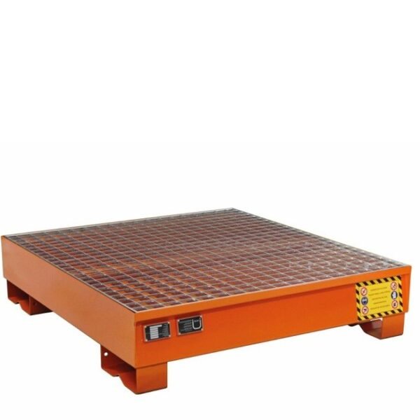 Justrite Steel 4 Drum Spill Pallet - Image 2