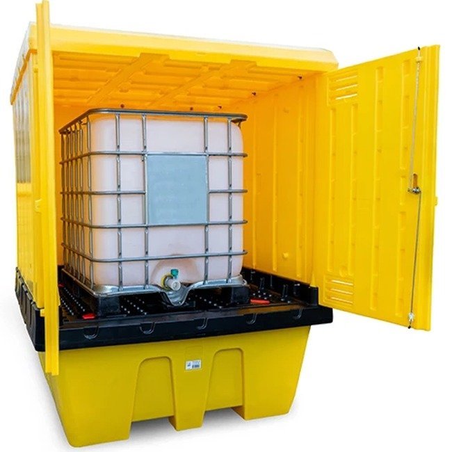 Jonesco IBC Spill Pallet with Hardcover