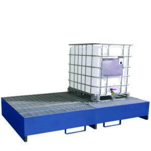 Hazstore steel double ibc spill pallet for 2 ibc's