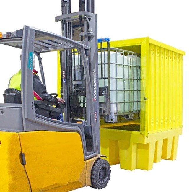 Romold BB1HCS | Hard Covered IBC Spill Pallet - Image 5