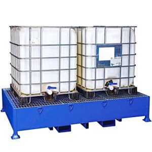 Hazstor Steel Double IBC Spill Pallet