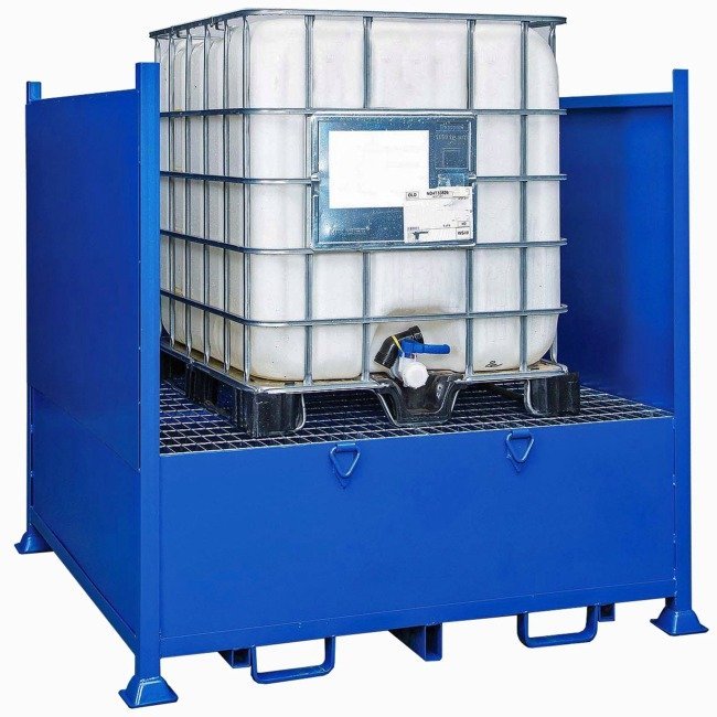 Hazstor Steel Single IBC Spill Pallet - Image 2