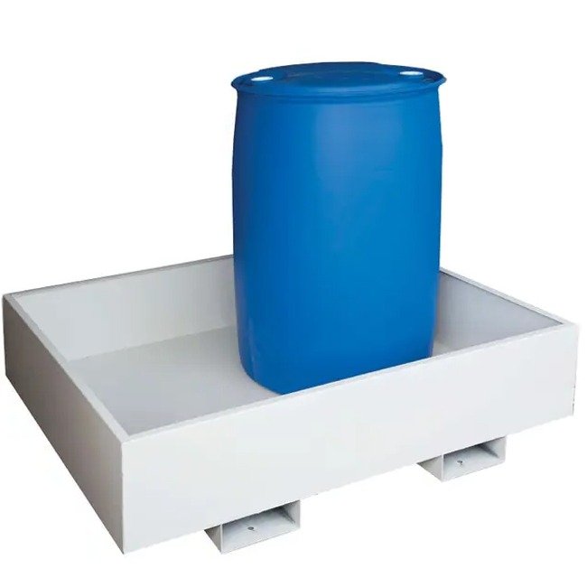 hazstor steel drum rack sump pallet spill bund