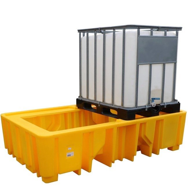Jonesco Double IBC Spill Pallet | Freestanging
