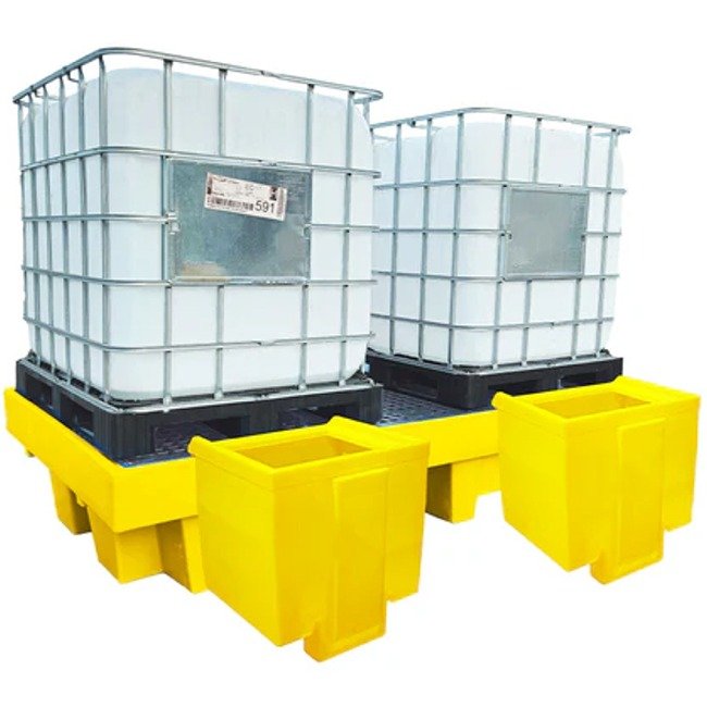 romold bb2t overflow tray for use eith bb2 ibc spill pallet