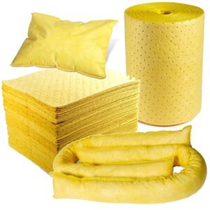 Spilltek chemical absorbents pads socks pillow cushions rolls