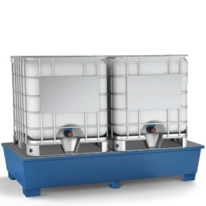 Hazstor Denios Classic-Line Steel Double IBC Spill Pallet