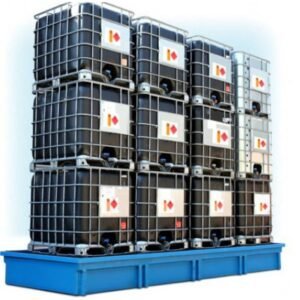 Hazstor Safespill quad ibc spill pallet up to 12 ibc's