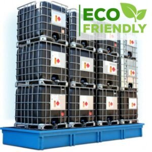 Hazstor Safespill quad ibc spill pallet up to 12 ibc's