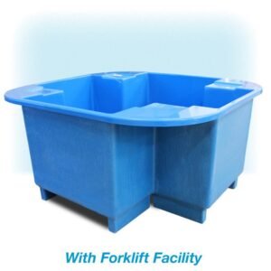 Hazstor Safespill single ibc spill pallet with forklift facility