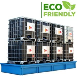 Hazstor Safespill quad ibc spill pallet up to 8 ibc's