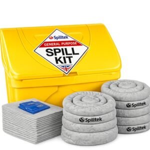 Spilltek 200lite general purpose maintenance spill kit in polyethylene locker complete kit