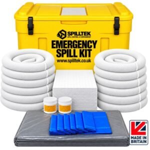astra spilltek 400 litre oil and fuel spill kit in 800 litre static bin complete kit -