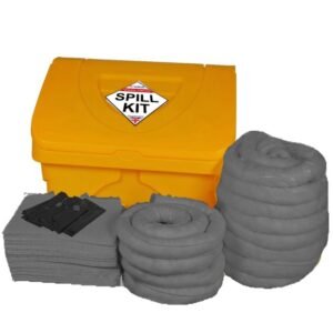 spilltek 200ltr general purpose spill kit in a lidded locker