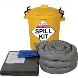 spilltek 65ltr general purpose spill kit in a lidded drum