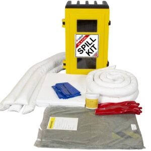 Spilltek 80lite oil & fuel spill kit in lorry cab mounted unit complete kit