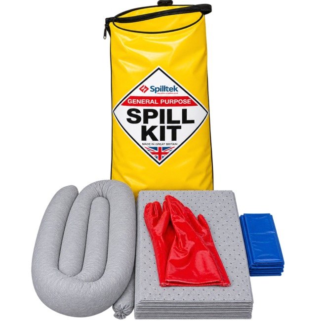 spilltek general purpose spill kit 20 litre fork truck bag