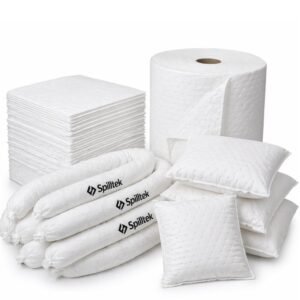 spilltek oil and fuel absorbents pads socks pillows cushions rolls