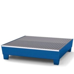 Classic-Line 4 drum steel spill pallet low profile