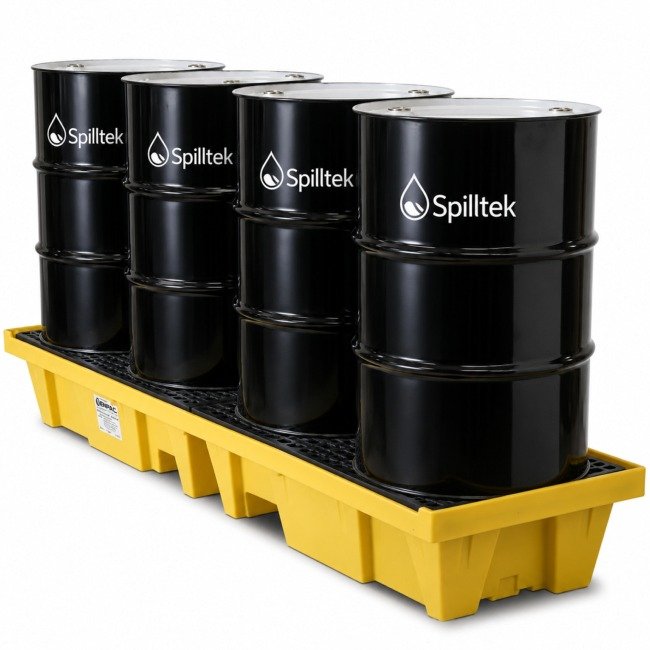 Enpac 4 drum in-line spill pallet