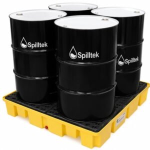 Enpac 4 drum spill pallet low profile