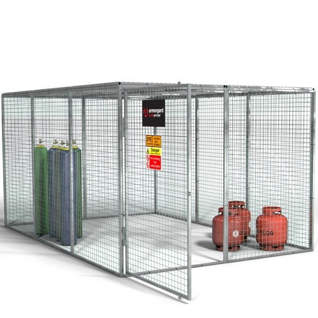 Armorgard Gorilla Gas Cage GGC13 | 2412w x 3666d x 1831h