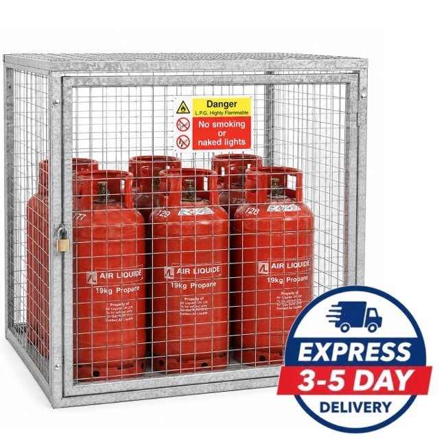 Hazstor Gas Bottle Cage GC2 | 1200(H) x 1200(W) x 1200(D)