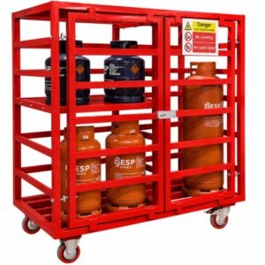 hazstor gasafe gs8 mobile gas bottle storage cage