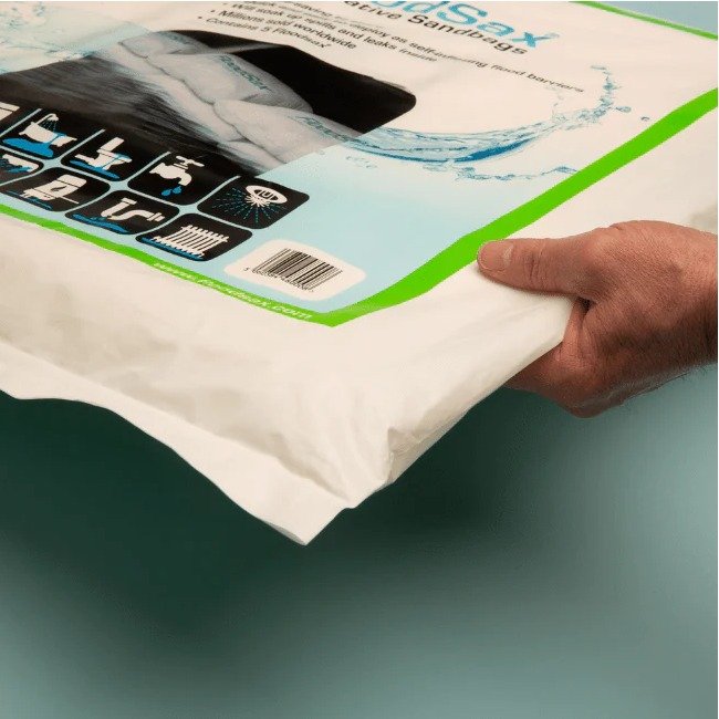 floodsax sandless flood protection bags